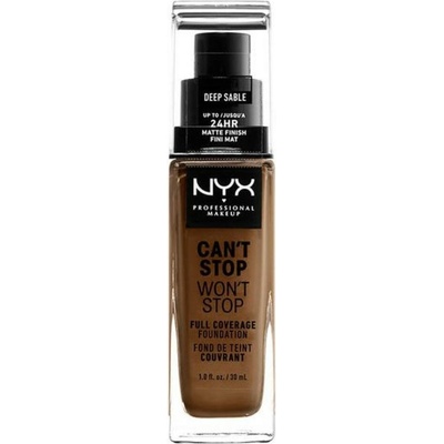 NYX Professional Make-up Can't Stop Won't Stop Full Coverage Beige 30 ml