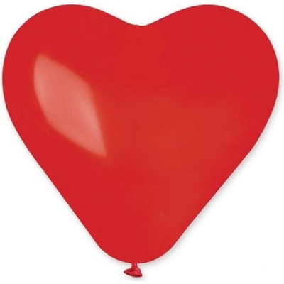 SMART Balón SRDCE červené 25 cm Valentýn Svatba
