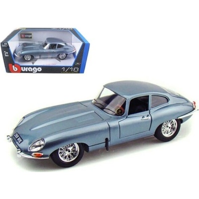 Bburago JAGUAR E TYPE COUPE modrá 1:18