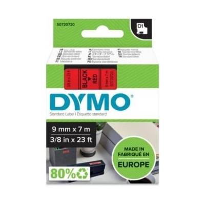 Dymo D1 9 mm červená čierna