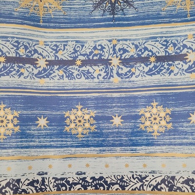 Fastima Modrý baliaci papier na darčeky 70cm x 2m 13
