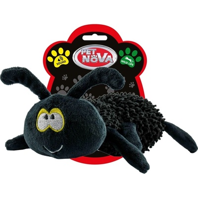 Pet Nova Plyšový černý pavouk