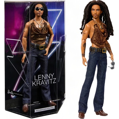 Mattel Barbie Signature Sběratelská panenka Kenbassadors Lenny Kravitz Ken