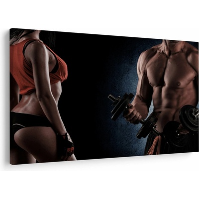 Obraz - Fitness, jednodielne 150x100 cm