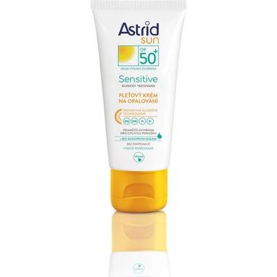 Astrid Sun Sensitive SPF50+ pleťový krém na opalování 50 ml – Hledejceny.cz