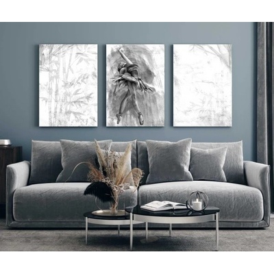 Divio Třídílný obraz na plátně, vzor 20437 Velikost: 90x180 cm