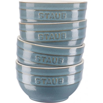 Staub Staub Ceramique miska Antique Turquoise Ceramic 4 ks 14 cm 0,7 l