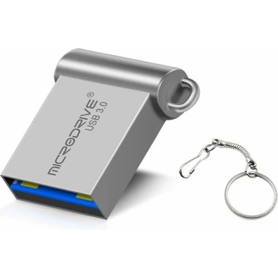 Kovový USB flash disk 64 GB, USB 3.0, stříbrný