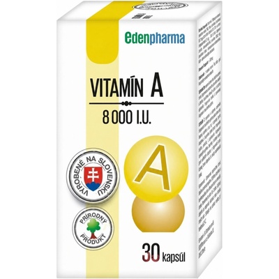 EDENPharma VITAMÍN A 8000 I.U. cps 1x30 ks