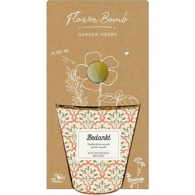 Darčekový set - Grow kit - zmes na pestovanie byliniek - Blossombs - 1 ks