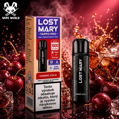 Lost Mary Tappo cartridge Cherry Cola 20 mg 1ks