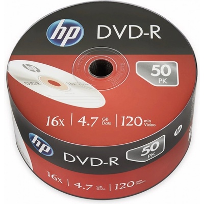 HP DVD-R 4,7GB 16x, bulk, 50ks (DME00070-3) – Hledejceny.cz