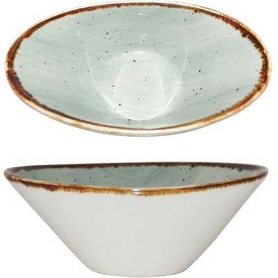 METRO PROFESSIONAL Miska oválná NOROMI porcelán šedá 11 cm 6 ks