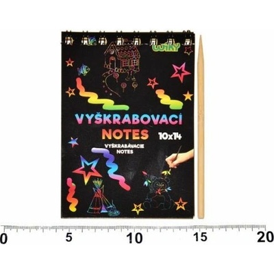 Vyškrabávací notes 14x10cm 12 listů – Hledejceny.cz
