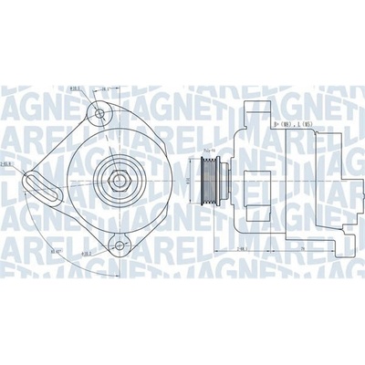 generátor MAGNETI MARELLI 063731886010