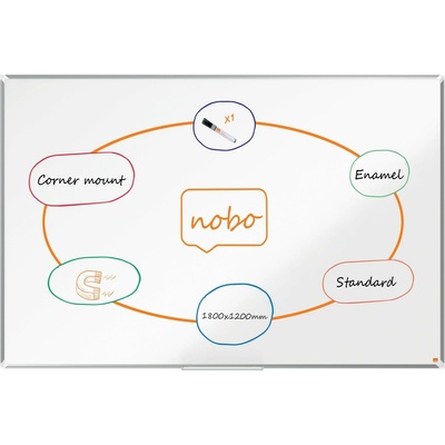 Nobo Tabule magnetická Premium Plus, 180 x 120 cm, smaltovaná