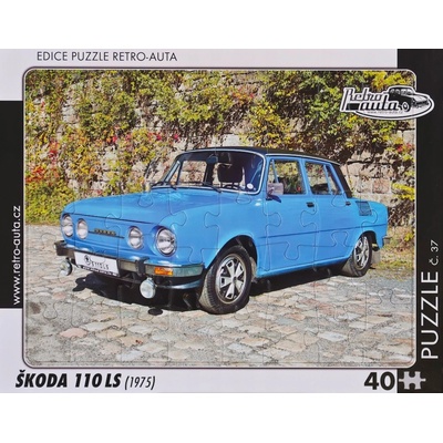 Retro-Auta č. 37 ŠKODA 110 LS 1975 40 dílků
