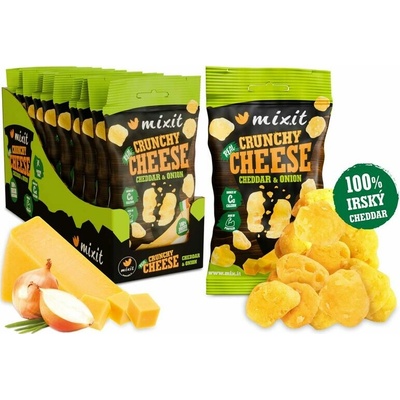 MIXIT Křupavý sýr do kapsy irský cheddar & cibule 20 g