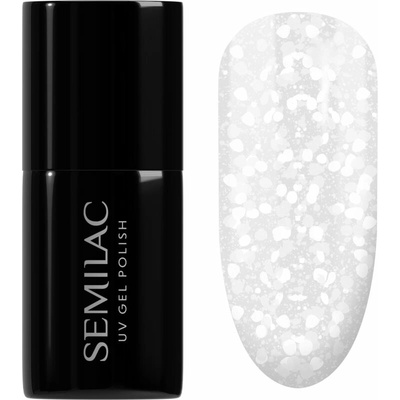 Semilac UV Hybrid Crushed_ICE gélový lak na nechty s použitím UV/LED lampy odtieň 490 Ice Crushed 7 ml