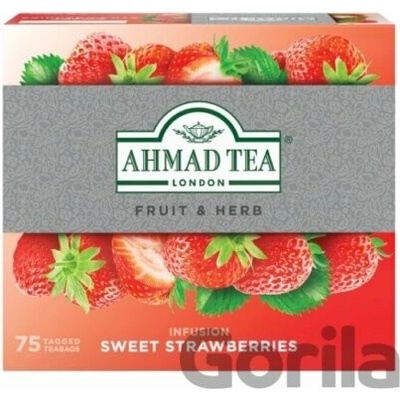 Ahmad Tea Sweet Strawberries 75 sáčkov