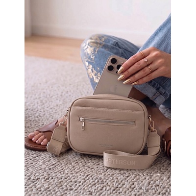Peterson Béžová crossbody kabelka malá a praktická