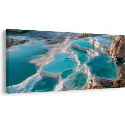 Dovido Obraz bílé terasy s lagunami - 120x60