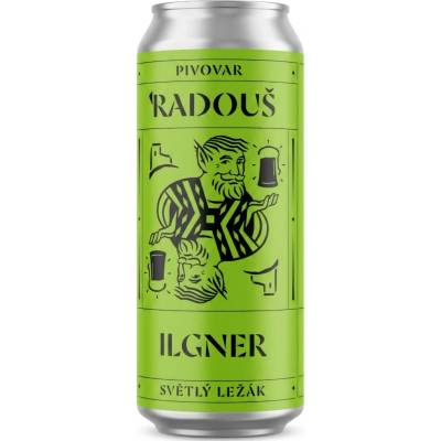 Radouš Pilsner Ilgner 4,8% 12° 0,5 l (plech)