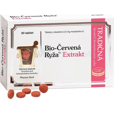 Bio-Červená Ryža Extrakt s monakolínom K 90 tabliet