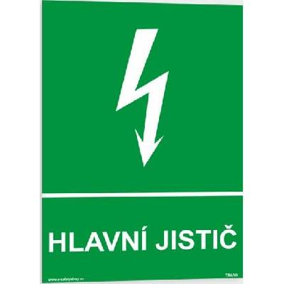Traiva s.r.o Hlavní jistič Verze: Samolepka 210 x 297 mm (A4) tl. 0.1 mm - Kód: 02626