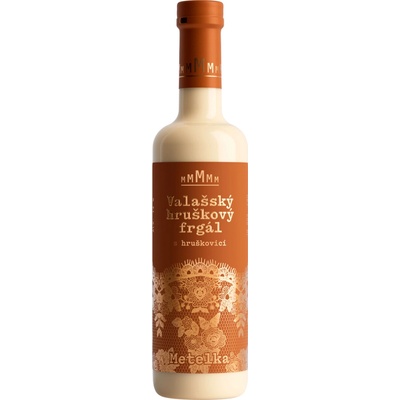 Metelka Valašský hruškový frgál 14 % 0,5 l (holá láhev)
