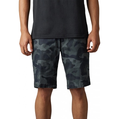 FOX pánské kraťasy Essex Camo short 2.0 Black camo
