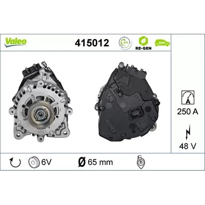 VALEO Generátor startéru VALEO RE-GEN REMANUFACTURED VA 415012
