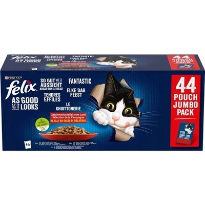 FELIX Mäsové príchute 44 x 85 g