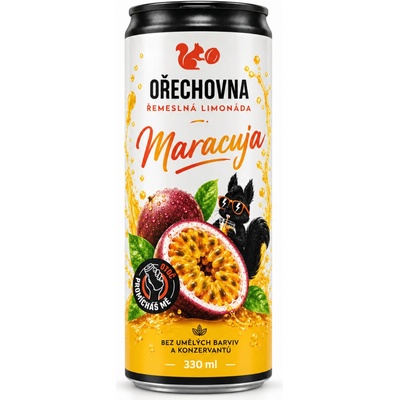 Ořechovna Maracuja řemeslná limonáda 330 ml