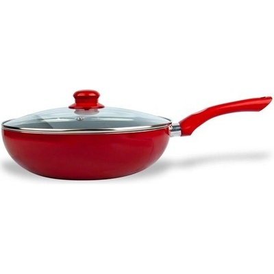 Kitchisimo Pánev WOK s poklicí nepřilnavý povrch 28 cm