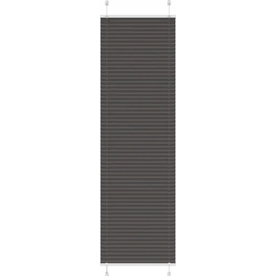 VidaXL Roleta plisé 55 x 200 cm černá