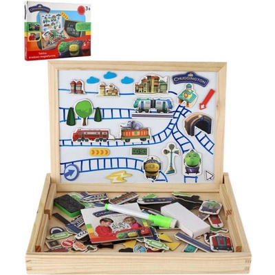 Tabule magnetická Chuggington set s magnety a křídami 2v1 – Hledejceny.cz