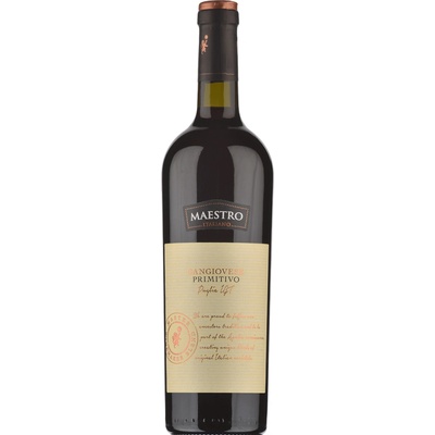 Vigne del Maestro Sangiovese Primitivo Puglia IGT 12,5% 0,75 l (holá láhev)