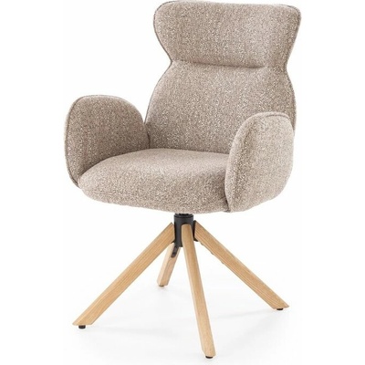 Sconto KS-585 tmavobéžová / prírodný dub