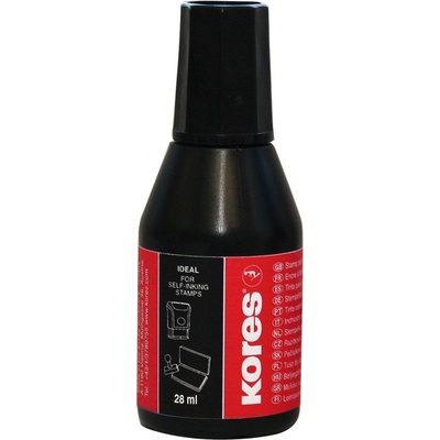 Kores Razítkovací barva černá 28 ml – Hledejceny.cz