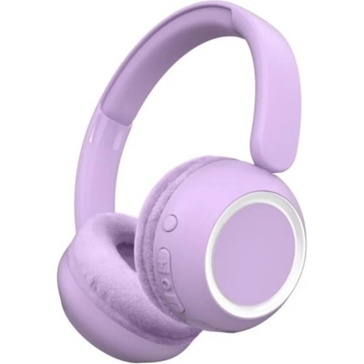 Lalarma Bezdrátová sluchátka s podsvícením Purple