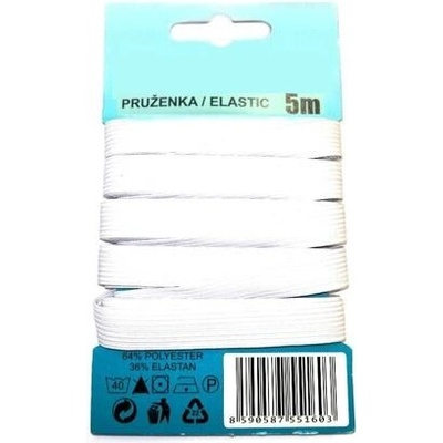 Pruženka - prádlová guma varianta bílá - 10,6 mm – Hledejceny.cz