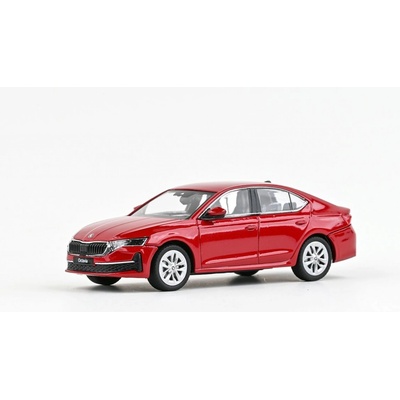 Abrex Škoda Octavia IV FL 2024 Červená Velvet Metalíza 1:43