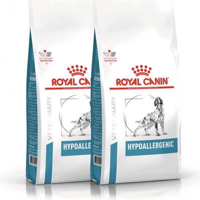 Royal Canin Veterinary Health Nutrition Dog Hypoallergenic 2 x 14 kg