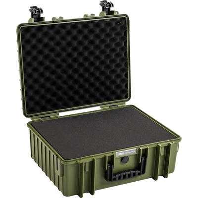 BW Outdoor Cases Type 6000 Bronze green pre-cut foam