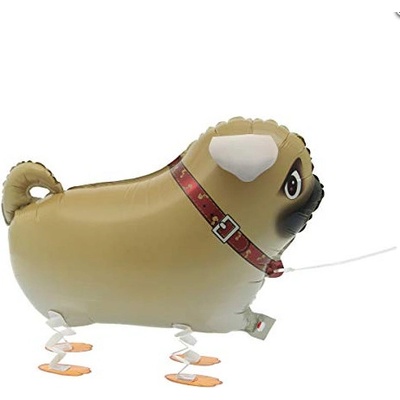 Unique Chodící mopsík 56 cm fóliový balónek