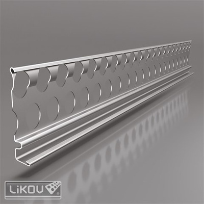 LIKOV Lišta soklová CATNIC PZ-SC pro omítky tl. 9mm délka 3m