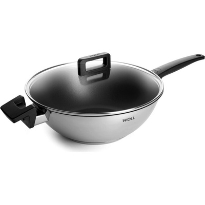 Woll Panvica z nehrdzavejúcej ocele Wok so sklenenou pokrievkou Concept 30 cm