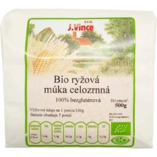 Vince BIO 100% Bezlepková ryžová celozrnná múka 0,5 kg