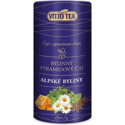 Vitto Tea Tubus Alpské byliny pyramída 15 x 1,5 g